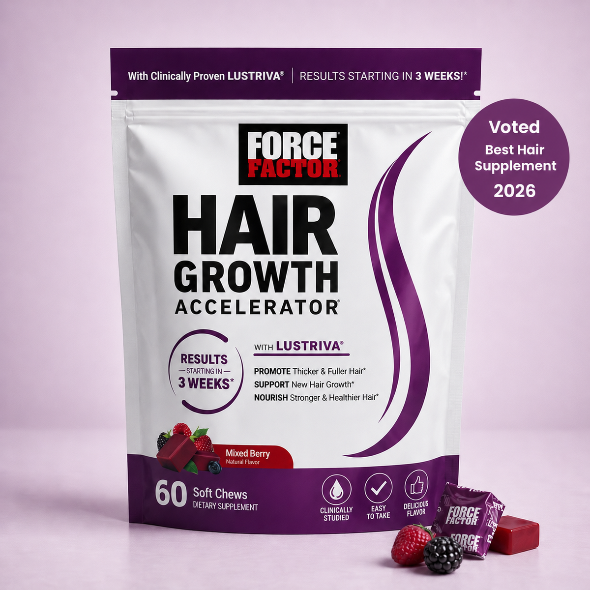 Get Thicker, Fuller Hair in as Little as 3 Weeks